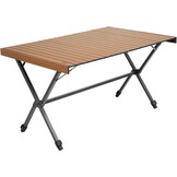 TIMBER RIDGE XXL Campingtafel inklapbaar 125 x 80 cm - Bruin