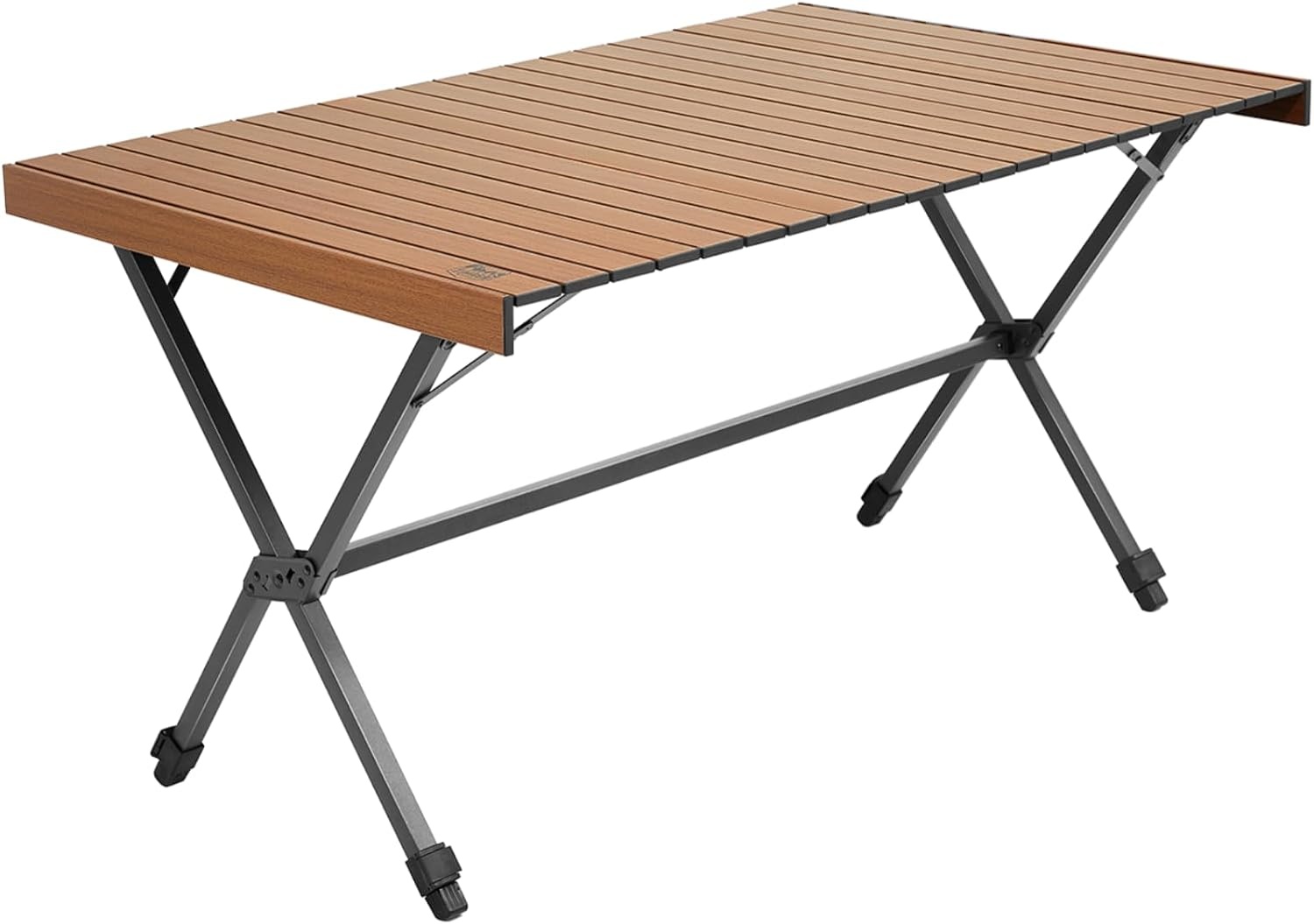 TIMBER RIDGE XXL Campingtafel inklapbaar 125 x 80 cm - Bruin