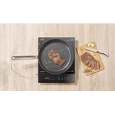 CASO TC2400 Thermo Control enkele inductiekookplaat met thermometer voor nauwkeurig braden en koken, perfect voor SousVide, temperatuurbereik 60-240 °C, timer, 2400 watt
