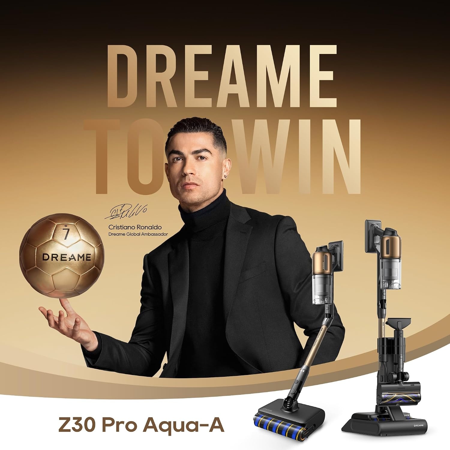 DREAME Z30 Pro Aqua-A Snoerloze Stofzuiger, nat & droog, 28 000 Pa/310AW