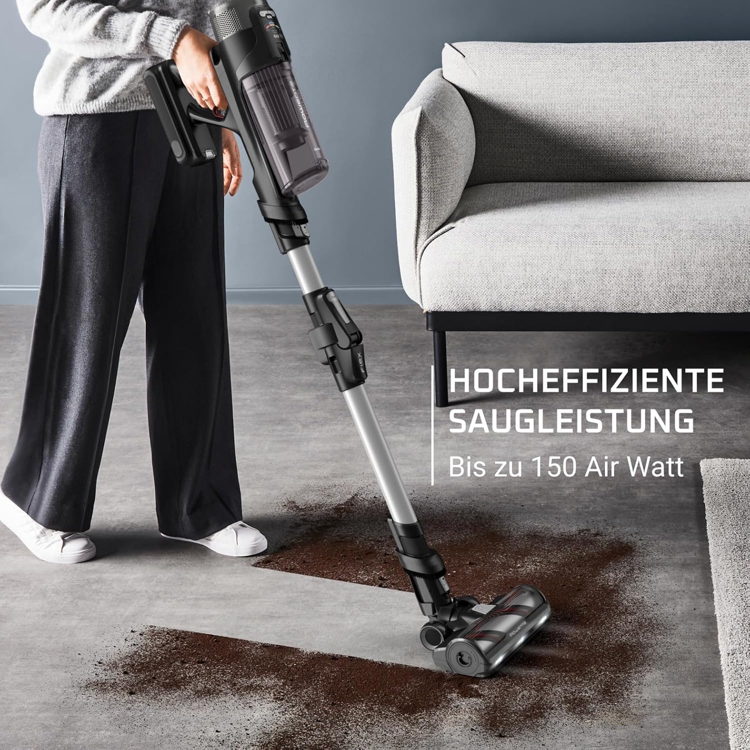 Rowenta X-Force Flex 13.60 RH9A36WV Steelstofzuiger - Paars/Zwart