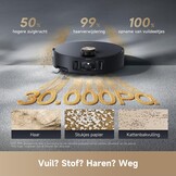 DREAME Aqua10 Roller robotstofzuiger met AquaRoll dweil, 30.000 Pa
