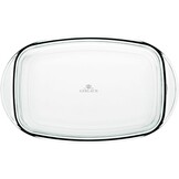Gerlach 1760 Ovenschaal met Deksel - 4.5 Liter - Rechthoekig 27 x 18 cm - Hittebestendig Glas - Transparant