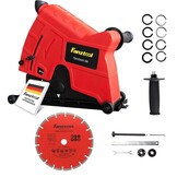 ANZTOOL 230 mm Stofafzuigkap voor Haakse Slijper – Universeel voor Doorslijpen & Sleuvenfrezen, Gereedschapsloze Verstelling