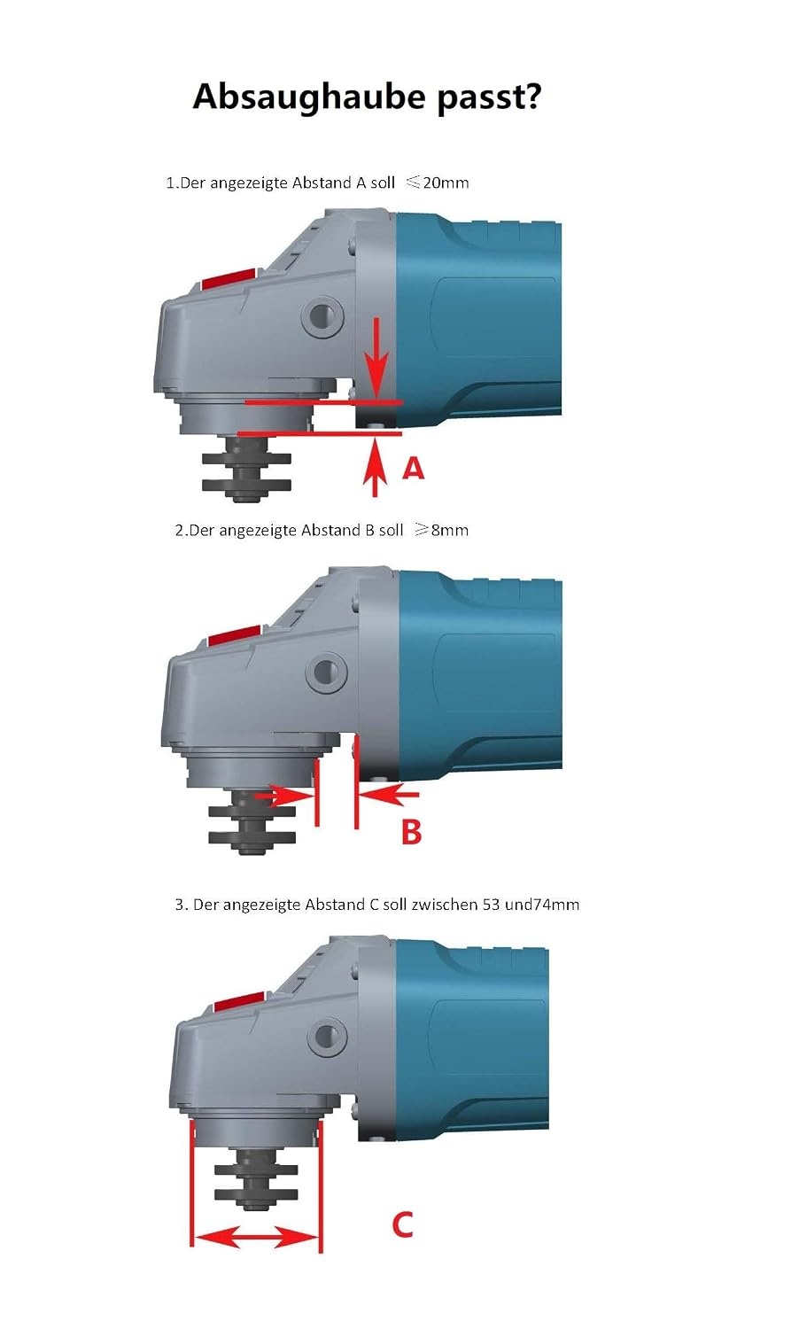 ANZTOOL 230 mm Stofafzuigkap voor Haakse Slijper – Universeel voor Doorslijpen & Sleuvenfrezen, Gereedschapsloze Verstelling