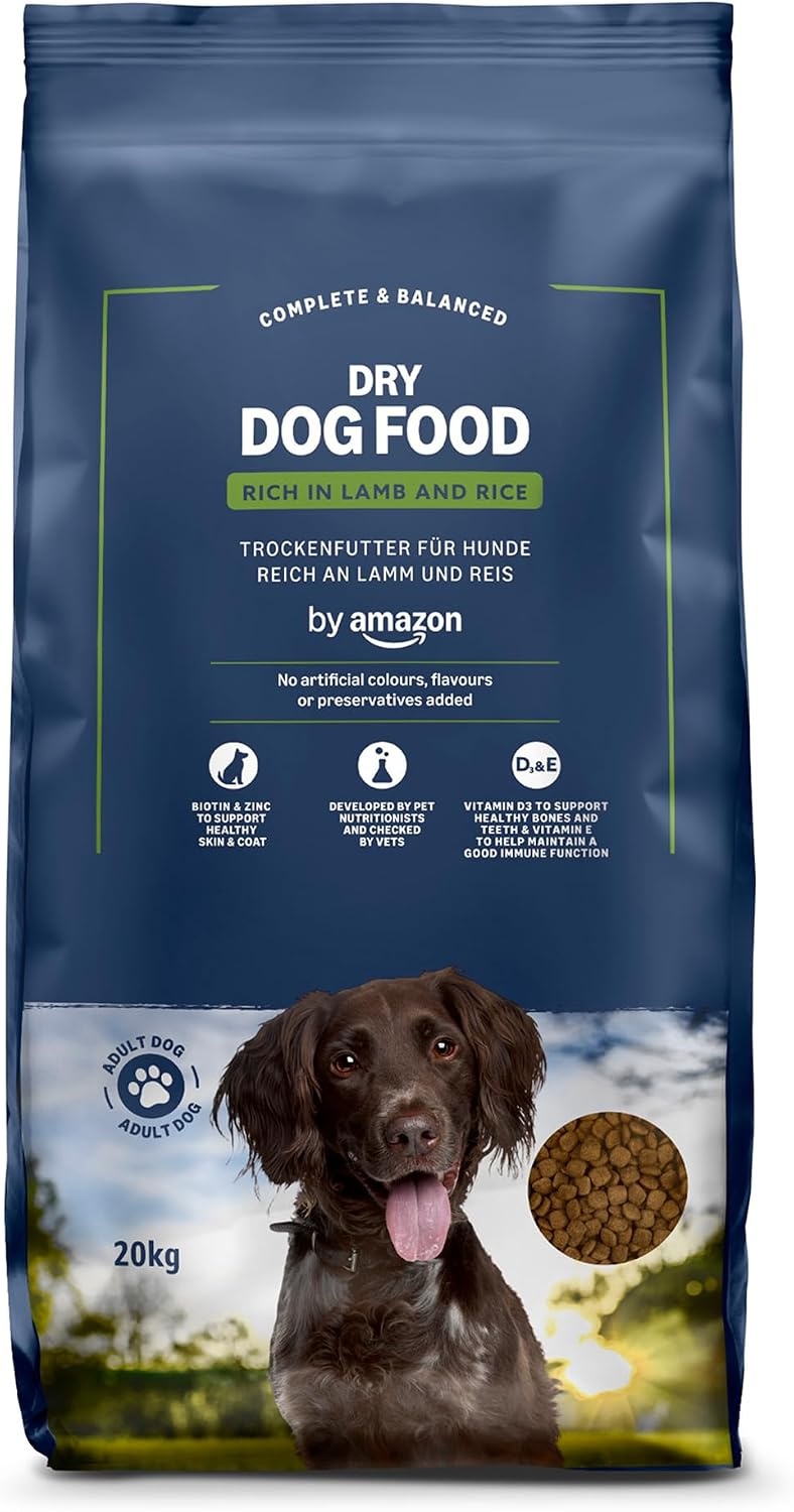 by Amazon Complete Droogvoer voor Volwassen Honden - Lam en Rijst - 20 kg