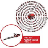 Einhell Accu Heggenschaar GE-CH 18/60 Li - 60 cm - Rood - Exclusief Accu en Lader