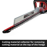 Einhell Accu Heggenschaar GE-CH 18/60 Li - 60 cm - Rood - Exclusief Accu en Lader
