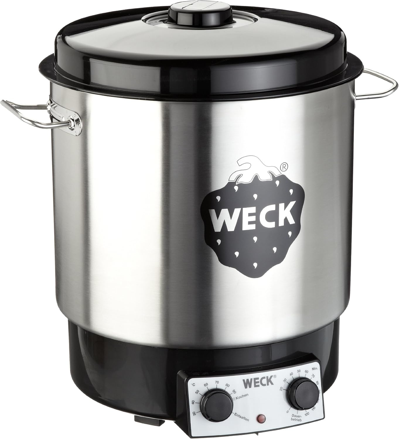 Weck WAT 25 inmaaktoestel 1800 watt met klok, roestvrij staal 18/10, 230 volts, metallic