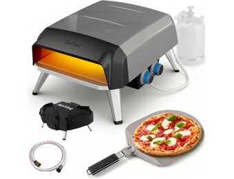 Tefal Pizza Pronto Gastoestel voor buiten 30 cm - Grijs