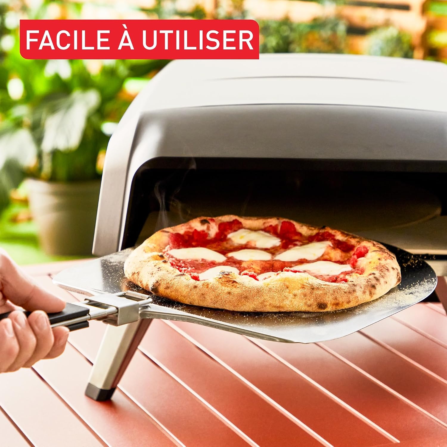 Tefal Pizza Pronto Gastoestel voor buiten 30 cm - Grijs