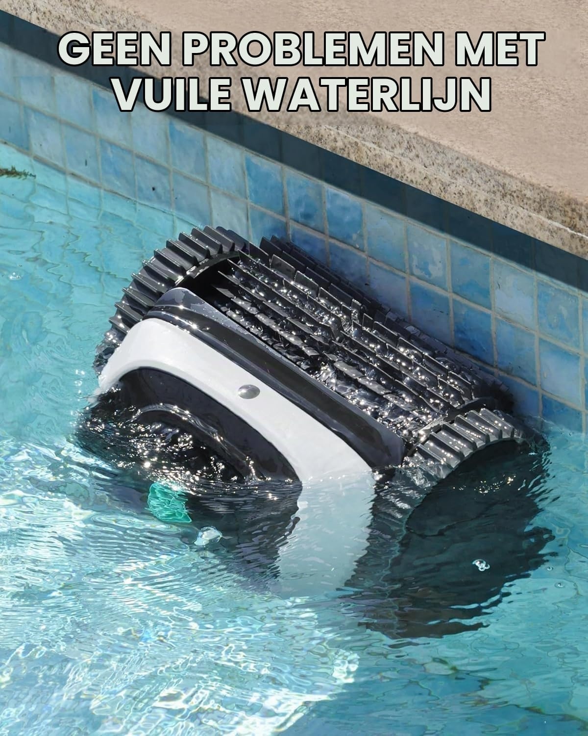 WYBOT C1 Zwembadrobot Wit - Draadloos - Voor zwembaden tot 150 m2