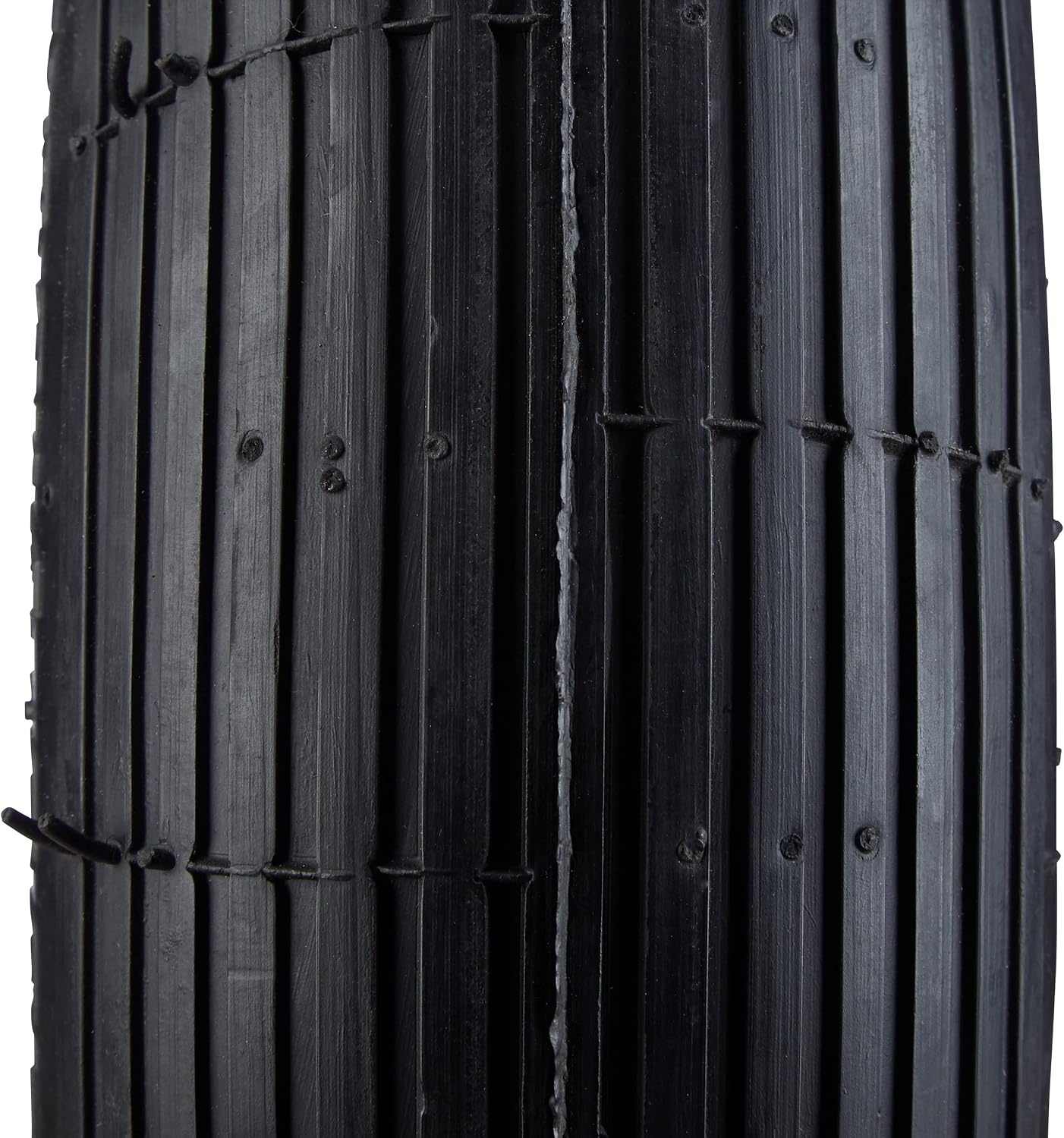 Relaxdays Kruiwagenwiel 4.80 4.00-8 - 39 cm - Luchtband met Stalen Velg - Zwart/Rood