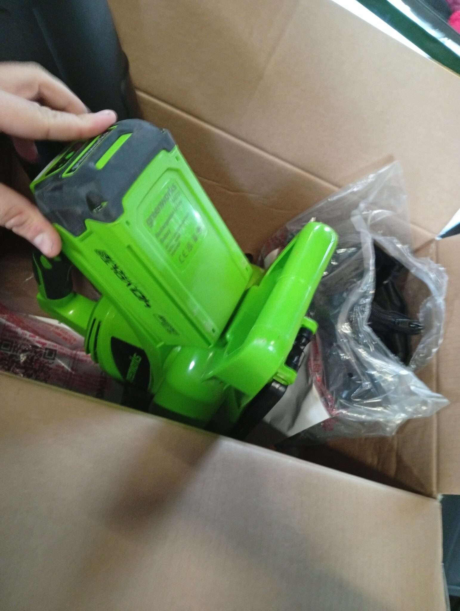 Greenworks 40V Accu Bladblazer en Bladzuiger met 2x 2Ah Accu en Lader - Groen