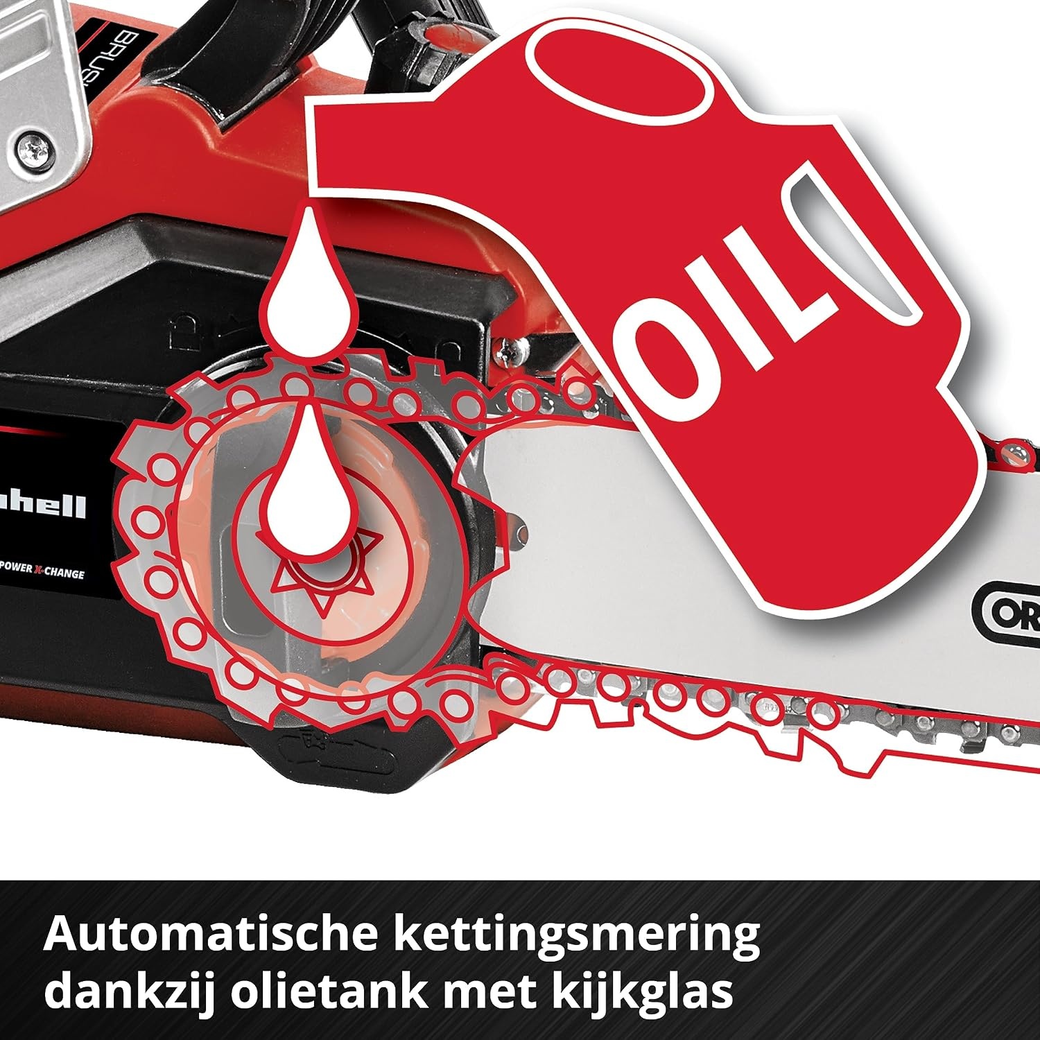 Einhell Professional Accu Kettingzaag GP-LC 36/35 Li-Solo - 35 cm zwaard - 36V