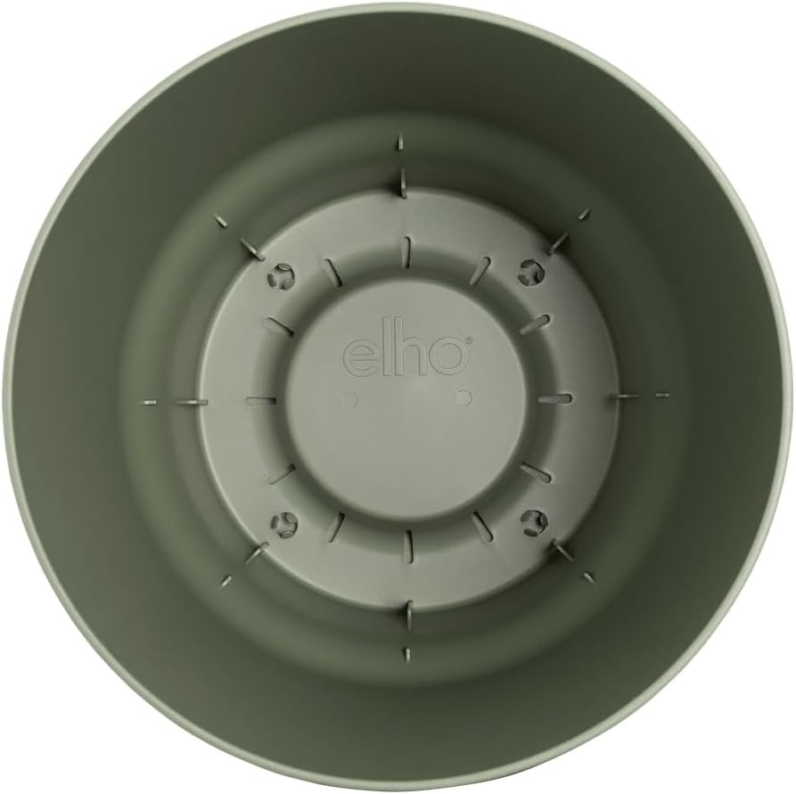 Elho Greenville Round 30cm Bloempot - Blad Groen