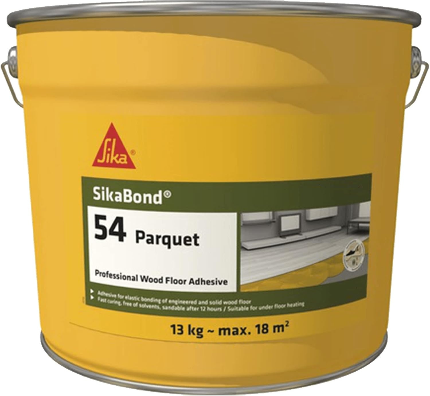 Sika 421469 sikabond-54 spatulable lijm polyurethaan voor parket 13 kg