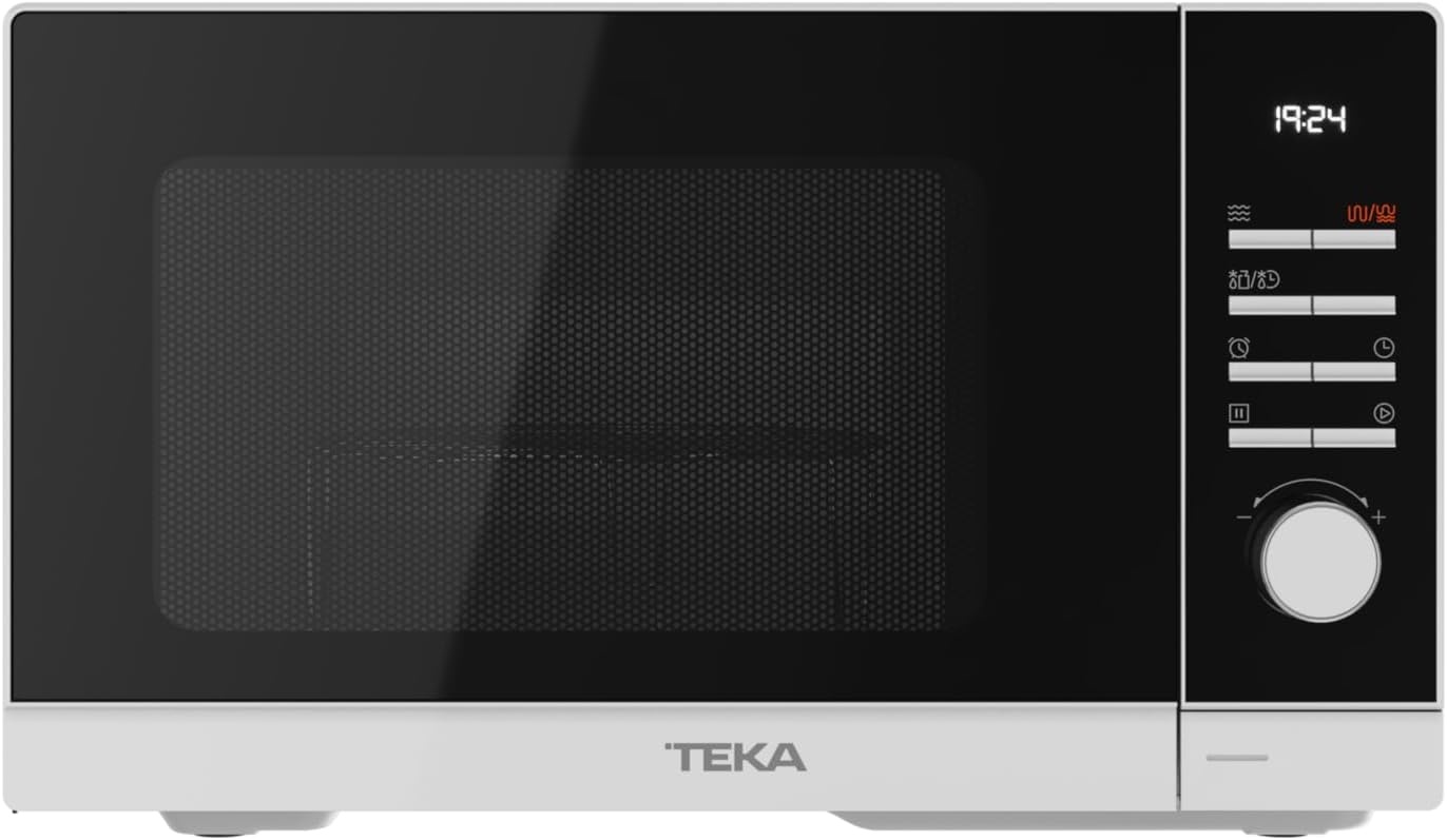 Teka MWE FS25 G WH- magnetron met grill, inhoud 25 l, 5 standen, uitgang 900 W, magnetron met grill 25 l, met draaiplateau 28,8 cm, wit