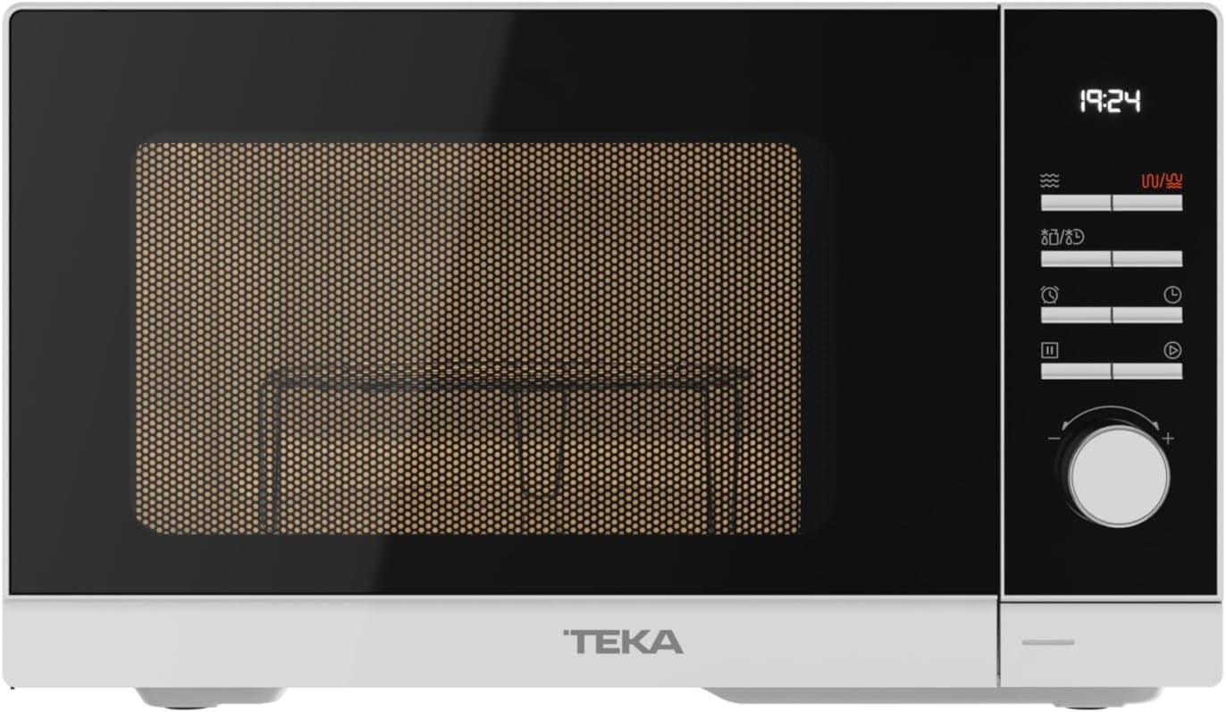 Teka MWE FS25 G WH- magnetron met grill, inhoud 25 l, 5 standen, uitgang 900 W, magnetron met grill 25 l, met draaiplateau 28,8 cm, wit