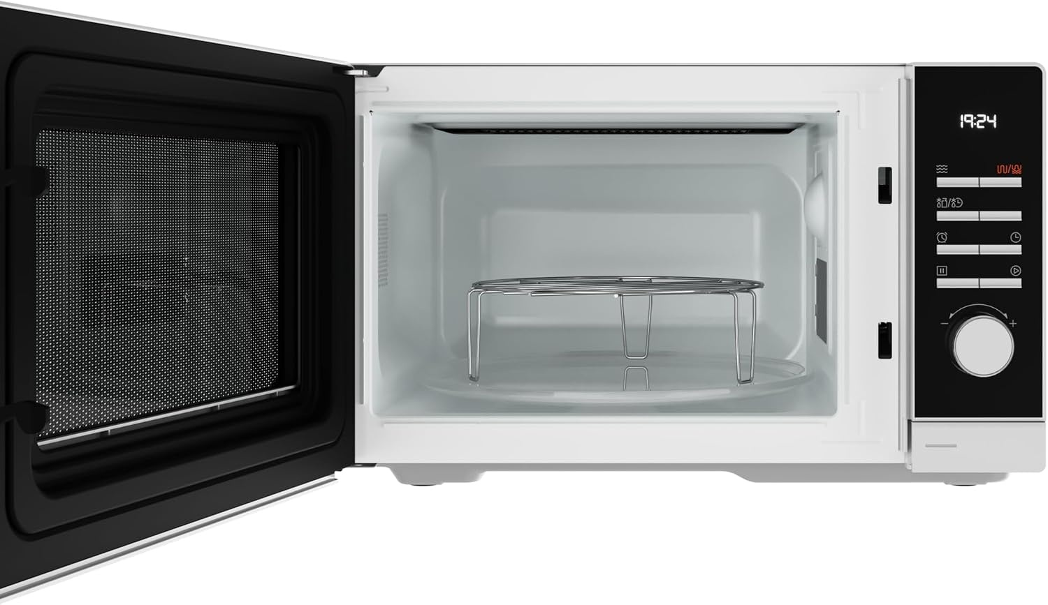Teka MWE FS25 G WH- magnetron met grill, inhoud 25 l, 5 standen, uitgang 900 W, magnetron met grill 25 l, met draaiplateau 28,8 cm, wit