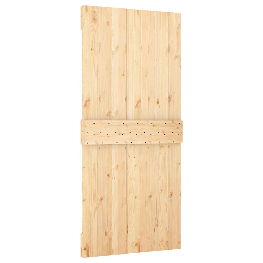 vidaXL Deur NARVIK 95x210 cm massief grenenhout