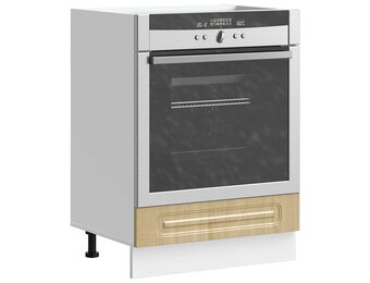 vidaXL Ovenkast Kalmar bewerkt hout sonoma eikenkleurig