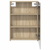 vidaXL Badkamer spiegelkast Sonoma Eiken 50 x 14,5 x 70 cm