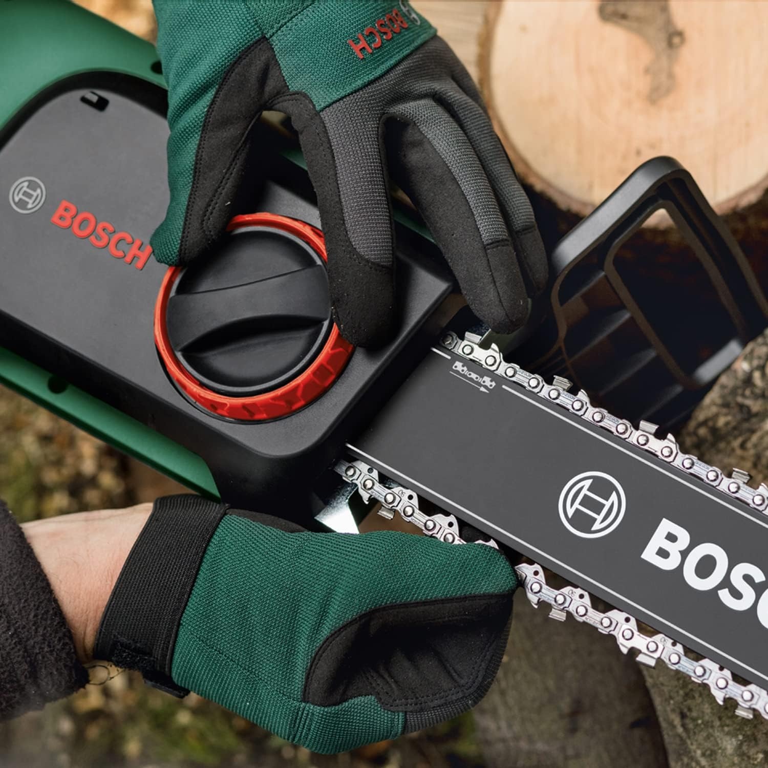 Bosch Home and Garden kettingzaag UniversalChain 35 (1800 W, lichtgewicht: 4,2 kg, kettingsnelheid: 12 m/s, in doos)