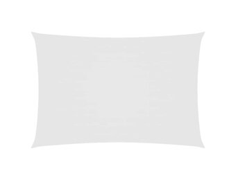 vidaXL Zonnescherm rechthoekig 2,5x4,5 m oxford stof wit