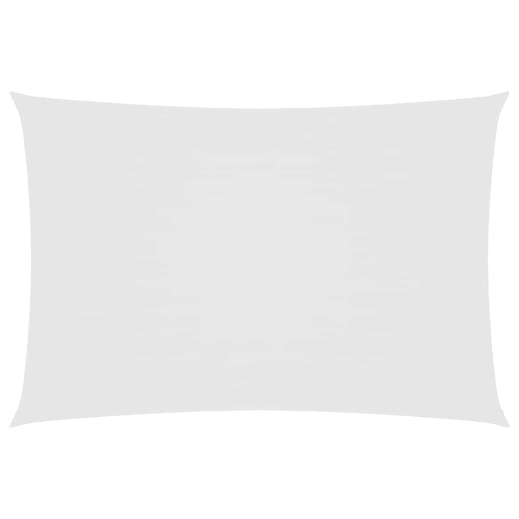 vidaXL Zonnescherm rechthoekig 2,5x4,5 m oxford stof wit