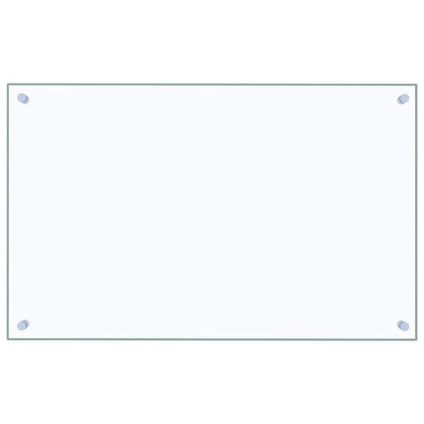 vidaXL Spatscherm keuken 80x50 cm gehard glas transparant