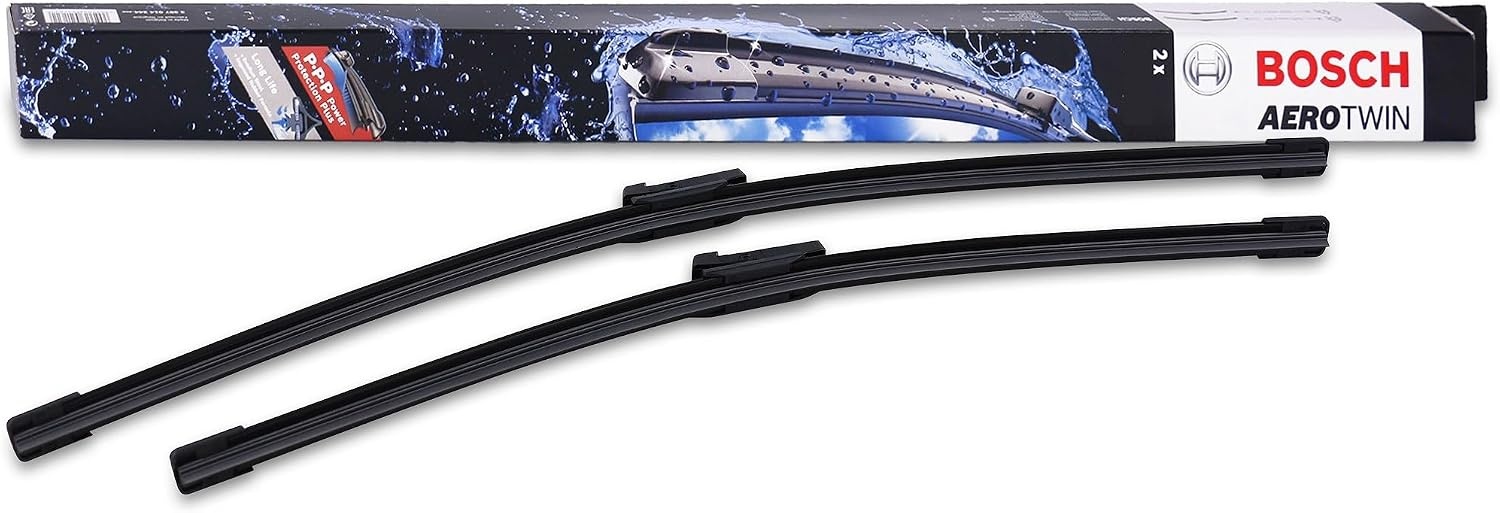 Bosch Aerotwin A297S Ruitenwisser Set voor Audi, Porsche en Volvo - 600 mm & 500 mm - Zwart