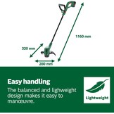 Bosch Accu Gazontrimmer EasyGrassCut 18V-26 - 26 cm - Groen - Exclusief Accu en Lader