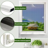 YUNLEX Hor met frame - 120 x 100 cm - Wit