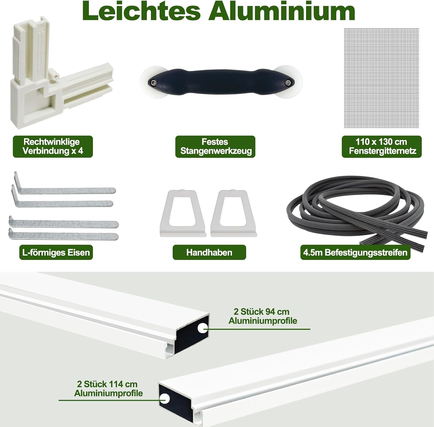 YUNLEX Hor met frame - 120 x 100 cm - Wit