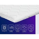 Traumnacht Comfortschuim Matrastopper - Ergonomisch & Drukverlagend - 80 x 200 cm - Wit