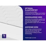 Traumnacht Comfortschuim Matrastopper - Ergonomisch & Drukverlagend - 80 x 200 cm - Wit