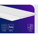 Traumnacht Comfortschuim Matrastopper - Ergonomisch & Drukverlagend - 80 x 200 cm - Wit