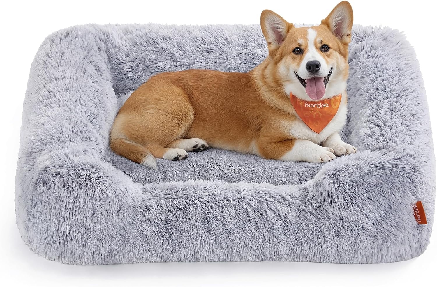 Feandrea Hondenbed, 91 x 68 x 18 cm, Afneembare en machinewasbare hoes