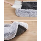 Feandrea Hondenbed, 91 x 68 x 18 cm, Afneembare en machinewasbare hoes