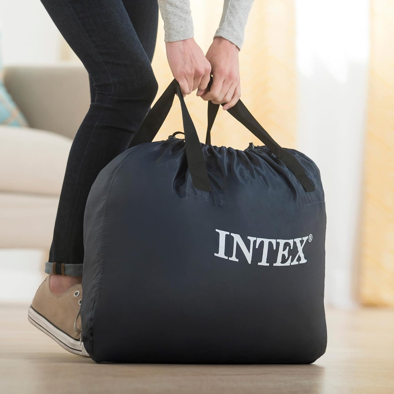 Intex Dura-Beam Ultra Plush Luchtbed - 152 x 203 x 46 cm - Crème