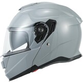 MY 935 Systeemhelm - ECE 22.06 Gekeurd - Grijze Modulaire Motorhelm met Dubbel Vizier