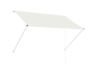 vidaXL Luifel uittrekbaar 200x150 cm crème