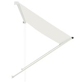vidaXL Luifel uittrekbaar 200x150 cm crème