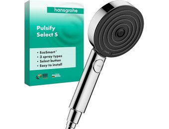hansgrohe Pulsify Select S handdouche 105 mm - chroom - waterbesparend