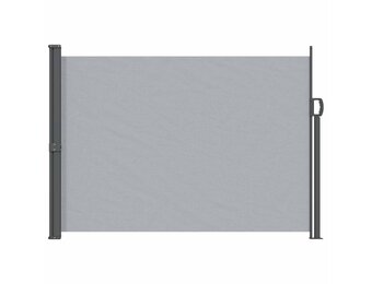 vidaXL Uittrekbaar Zijscherm 120 x 300 cm 100% polyester ijzer staal