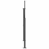 vidaXL Uittrekbaar Zijscherm 120 x 300 cm 100% polyester ijzer staal