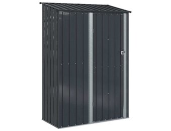 Metalen Tuinhuis Antraciet 140,5x74x200 cm - 25% Korting