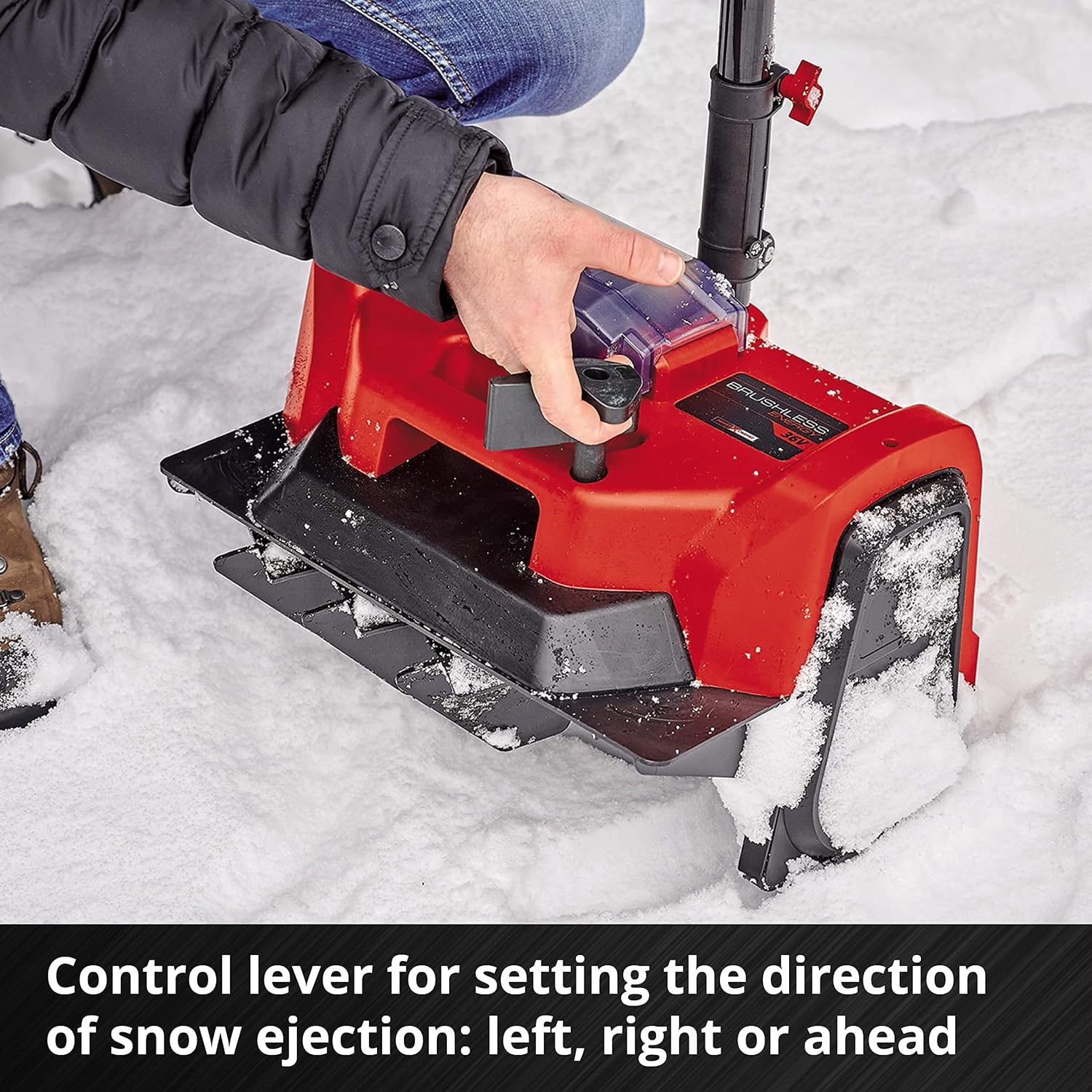 Einhell GE-ST 36/40 Li E-Solo Accu Sneeuwschuiver 40 cm Rood/Zwart
