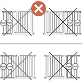hauck Open N Stop 2 Traphekje met 9 cm verlengstuk - Wit - Geschikt voor 84-89 cm